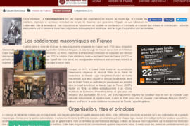 HISTOIRE ET ORIGINE DE LA FRANC-MAÇONNERIE – HISTOIRE POUR TOUS