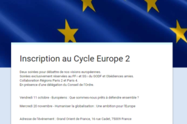 LE 2° EDITION DU CYCLE EUROPE