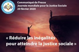 COMMUNIQUE DROIT HUMAIN –  JOURNEE MONDIALE DE LA JUSTICE SOCIALE