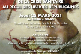 CRISE SANITAIRE & RECUL DES LIBERTES