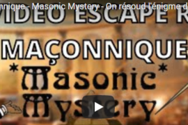 ESCAPE ROOM MACONNIQUE – MASONIC MYSTERY