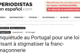 PORTUGAL : STIGMATISATION DES FRANCS-MAÇONS DANS UNE LOI