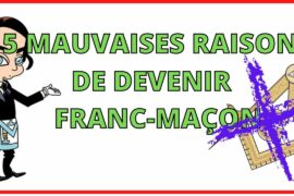 5 MAUVAISES RAISONS D’ENTRER EN FRANC-MACONNERIE