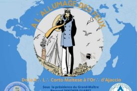 ALLUMAGE DES FEUX – LOGE CORTO MALTESE A AJACCIO DE LA GLMU