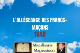 L’ALLÉGEANCE DES FRANCS-MAÇONS