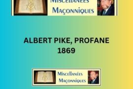 ALBERT PIKE, PROFANE